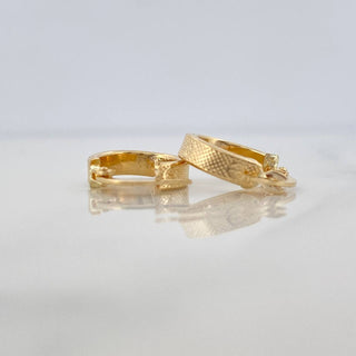 Candongas Tornillo | Oro Amarillo 18K | 1.25 g | 1.5 cm