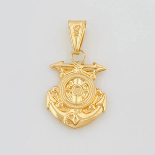 Dije Ancla | Oro Amarillo 18K | 1.7 g | 3.1 cm