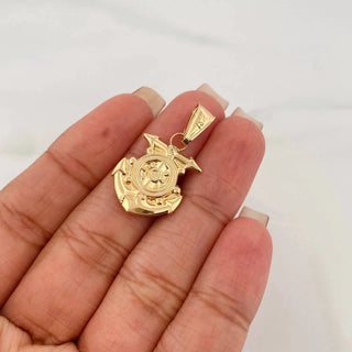 Dije Ancla | Oro Amarillo 18K | 1.7 g | 3.1 cm