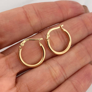 Candongas Jass | Oro Amarillo 18K | 1.5 g | 1.8 cm
