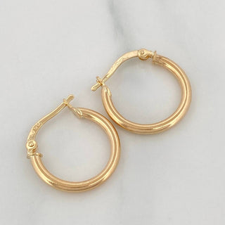Candongas Jass | Oro Amarillo 18K | 1.5 g | 1.8 cm