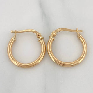 Candongas Jass | Oro Amarillo 18K | 1.5 g | 1.8 cm