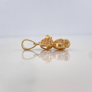 Dije Oso | Oro Amarillo 18K | 3.4 g | 2.5 cm