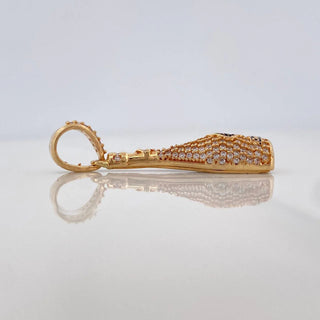 Dije Botella Champagne | Oro Amarillo 18K | 4.3 g | 3.7 cm