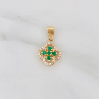 Dije Trebol | Oro Amarillo 18K | 1.65 g | 2 cm