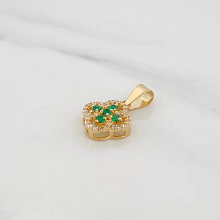 Dije Trebol | Oro Amarillo 18K | 1.65 g | 2 cm