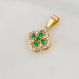 Dije Trebol | Oro Amarillo 18K | 1.65 g | 2 cm