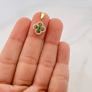 Dije Trebol | Oro Amarillo 18K | 1.65 g | 2 cm