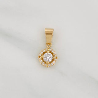 Dije Halo Circulo | Oro Amarillo 18K | 1.2 g | 1.05 cm