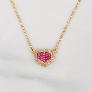 Cadena Militar Diamantada Corazon | Oro Amarillo 18K | 7.2 g | 43 cm | 1.65 mm