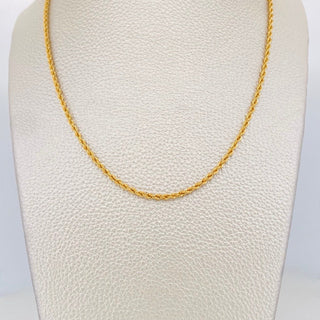Cadena Lazo | Oro Amarillo 18K | 3.2 g | 61 cm | 2.1 mm
