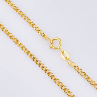 Cadena Cubana | Oro Amarillo 18K | 2.1 g | 67.5 cm | 1.8 mm