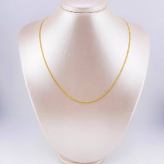 Cadena Cubana | Oro Amarillo 18K | 2.1 g | 67.5 cm | 1.8 mm