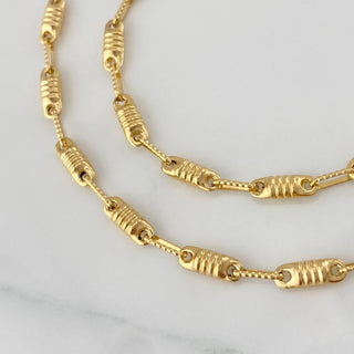 Pulso Rústica Tornillo | Oro Amarillo 18K | 3.75 g | 21 cm | 1.2 mm