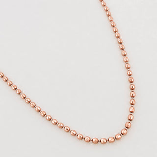 Cadena Militar | Oro Rosa 18K | 3.75 g | 60 cm | 0.9 mm