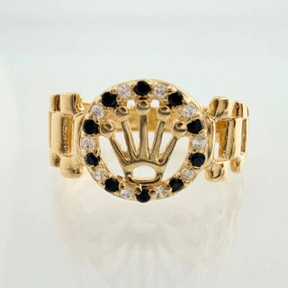 Anillo Correa Corona | Oro Amarillo 18K | 2.4gr | T6 1/4
