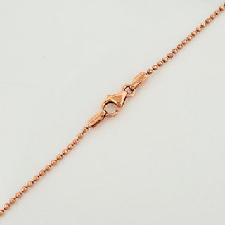 Cadena Militar | Oro Rosa 18K | 3.75 g | 60 cm | 0.9 mm