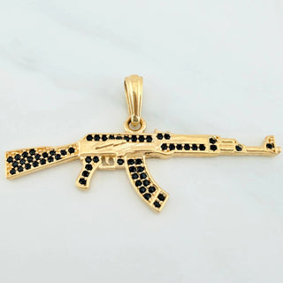 Dije Arma Fusil | Oro Amarillo 18K | 3.25 g | 4.4 cm