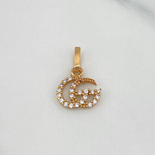 Dije GG | Oro Rosa 18K | 0.5 g | 1.4 cm