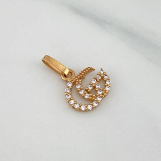 Dije GG | Oro Rosa 18K | 0.5 g | 1.4 cm