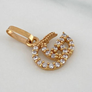 Dije GG | Oro Rosa 18K | 0.5 g | 1.4 cm
