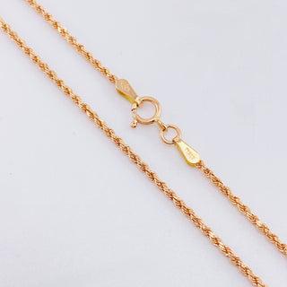 Cadena Lazo | Oro Rosa 18K | 1.55 g | 50 cm | 1.3 mm
