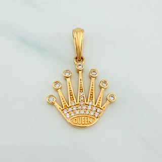 Dije Corona | Oro Amarillo 18K | 2.35 g | 2.6 cm