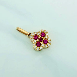 Dije Trebol | Oro Amarillo 18K | 1.25 g | 2 cm