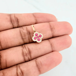 Dije Trebol | Oro Amarillo 18K | 1.25 g | 2 cm