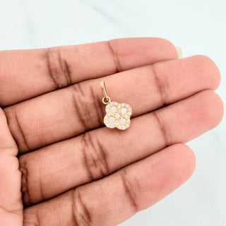 Dije Trebol | Oro Amarillo 18K | 1.1 g | 1.7 cm