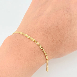 Pulso China | Oro Amarillo 18K | 2.65 g | 18.5 cm | 2.3 mm