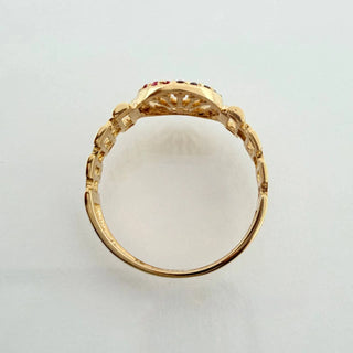 Anillo Correa Corona | Oro Amarillo 18K | 2.45gr | T6 1/4