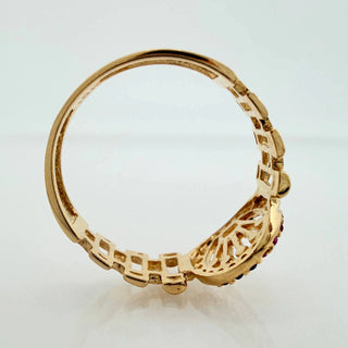 Anillo Correa Corona | Oro Amarillo 18K | 2.45gr | T6 1/4