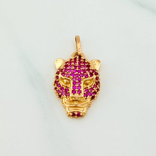 Dije Rostro Pantera | Oro Amarillo 18K | 2.95 g | 2.4 cm