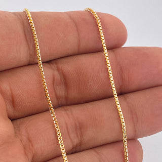 Cadena Veneciana | Dos Oros Amarillo Blanco 18K | 5.55 g | 40 cm | 1.22 mm