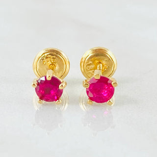 Topos Bisel Cinco Garras | Oro Amarillo 18K | 0.85 g | 4 mm
