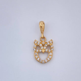 Dije Búho | Oro Amarillo 18K | 0.7 g | 1.8 cm