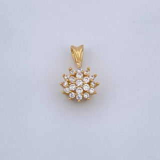 Dije Flor De Loto | Oro Amarillo 18K | 1.1 g | 1.4 cm
