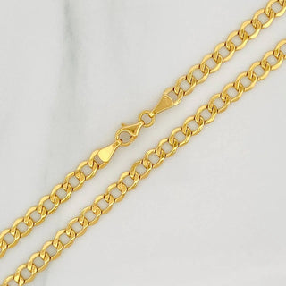Cadena Cubana | Oro Amarillo +1 18K | 9.5gr | 65cm | 4.45mm