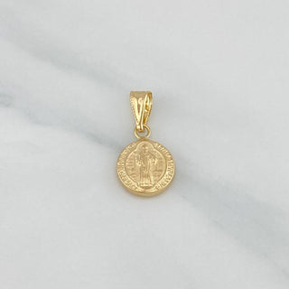 Dije San Benito | Oro Amarillo 18K | 0.7 g | 1.9 cm