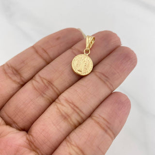 Dije San Benito | Oro Amarillo 18K | 0.7 g | 1.9 cm