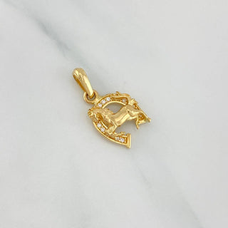 Dije Herradura Caballo | Oro Amarillo 18K | 1.75 g | 2 cm