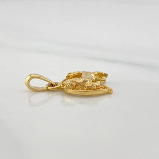 Dije Herradura Caballo | Oro Amarillo 18K | 1.75 g | 2 cm
