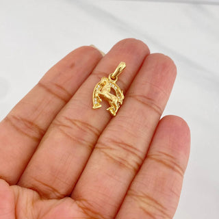 Dije Herradura Caballo | Oro Amarillo 18K | 1.75 g | 2 cm