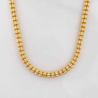 Cadena Ice | Oro Amarillo / Oro Blanco 18K | 28.65 g | 70.5 cm | 3.7 mm