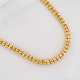 Cadena Ice | Oro Amarillo / Oro Blanco 18K | 28.65 g | 70.5 cm | 3.7 mm