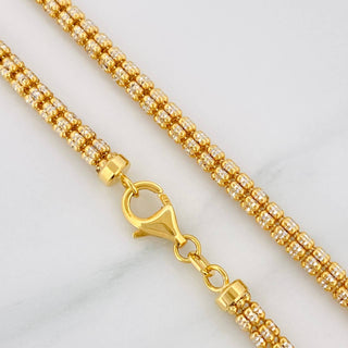 Cadena Ice | Oro Amarillo / Oro Blanco 18K | 28.65 g | 70.5 cm | 3.7 mm