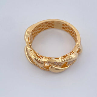 Anillo Cubano | Oro Amarillo 18K | 5.7gr | T7 3/4