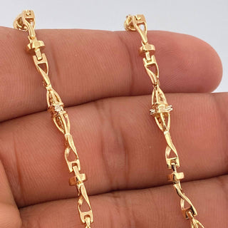 Cadena Dubai | Oro Amarillo 18K | 31.9 g | 61 cm | 3 mm