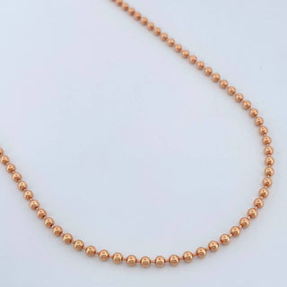 Cadena Militar 13.75g / 45cm / 3mm Oro Rosa +3 18K %
